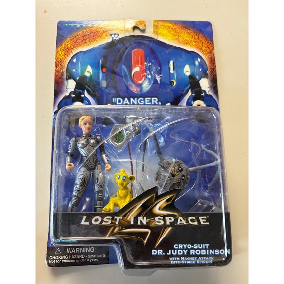 Lost In Space Dr. Judy Robinson Action Figure Cryo-Suit Magnet Attack Spider NIB - Picture 1 of 3